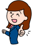 サムアップしているジンジちゃん